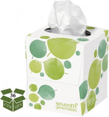 Seventh Generation - Tall Box of White Facial Tissues - 2 Ply, Recycled Fibers - Makers Industrial Supply