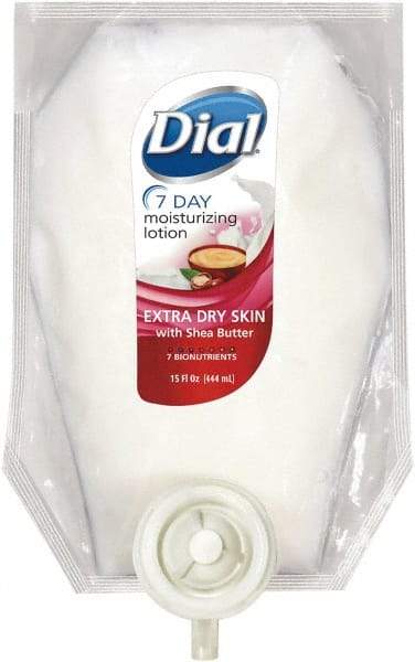 Dial - 15 oz Moisturizing Lotion - Comes in Dispenser Refill, Floral, Fruity & Sweet Scent - Makers Industrial Supply