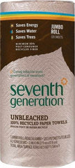 Seventh Generation - Perforated Roll of 2 Ply Brown Paper Towels - 11" Wide, Unbleached, 100% Recycled - Makers Industrial Supply