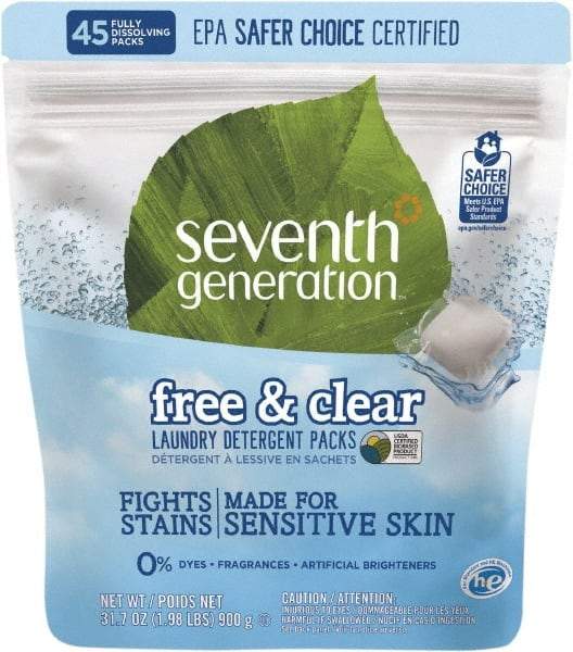 Seventh Generation - 31.7 oz Liquid Laundry Detergent - Unscented - Makers Industrial Supply