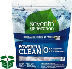 Seventh Generation - 0.63 oz Packet Automatic Dishwashing Powder - Unscented - Makers Industrial Supply