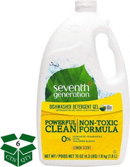 Seventh Generation - 70 oz Bottle Automatic Dishwashing Gel - Lemon Scented - Makers Industrial Supply