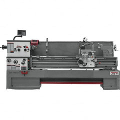 Jet - 18" Swing, 80" Between Centers, 230/460 Volt, Triple Phase Toolroom Lathe - 7MT Taper, 7-1/2 hp, 25 to 1,800 RPM, 3-1/8" Bore Diam, 44" Deep x 66" High x 136" Long - Makers Industrial Supply