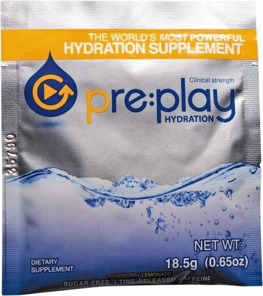 Hydration Health - 0.65 oz Packet Sugar Free Raspberry Lemonade Activity Drink - Powdered, Yields 18 oz - Makers Industrial Supply