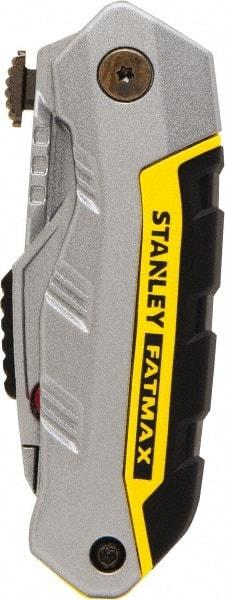 Stanley - 2-7/16" Blade, 8" OAL, Straight Pocket Knife - 4-3/4" Closed Length, Steel, 3 Blades, 1 Edge - Makers Industrial Supply