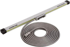 Mitutoyo - 300mm Max Measuring Range, 5 µm Resolution, 486mm Scale Length, Glass DRO Linear Scale - 5+5L0/1,000 µm Accuracy, IP53, 5' Cable Length, 0 to 45°C, Series AT-216-T - Makers Industrial Supply