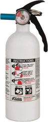 Kidde - 2 Lb, 5-B:C Rated, Dry Chemical Fire Extinguisher - 3-1/4" Diam x 10.95" High, 100 psi, 8' Discharge in 12 sec, Seamless Aluminum Cylinder - Makers Industrial Supply