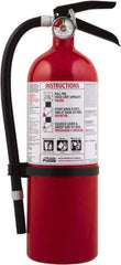 Kidde - 5 Lb, 3-A:40-B:C Rated, Dry Chemical Fire Extinguisher - 4-1/2" Diam x 16.07" High, 195 psi, 18' Discharge in 15 sec, Seamless Aluminum Cylinder - Makers Industrial Supply