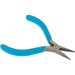 Xcelite - 13/16" Jaw Length x 3/8" Jaw Width, Long Nose Comfort Grip Pliers - Serrated Jaw, Bi-Material Cushion Handle - Makers Industrial Supply