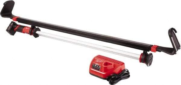 Milwaukee Tool - 12 Volt, 12 Watt, Cordless, LED Portable Horizontal Mount Work Light - 1,350 Lumens - Makers Industrial Supply