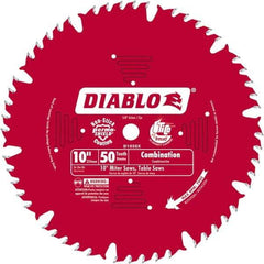 Freud - 10" Blade Diam, 50 Teeth, Carbide-Tipped Cold Saw Blade - 1" Arbor Hole Diam, 0.071" Blade Thickness - Makers Industrial Supply