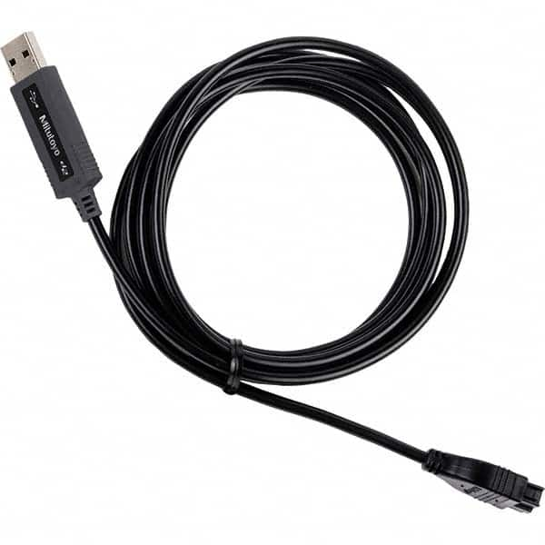 Mitutoyo - Remote Data Collection Accessories Accessory Type: USB Cable For Use With: Mitutoyo ID-H/ID-F Indicator - Makers Industrial Supply