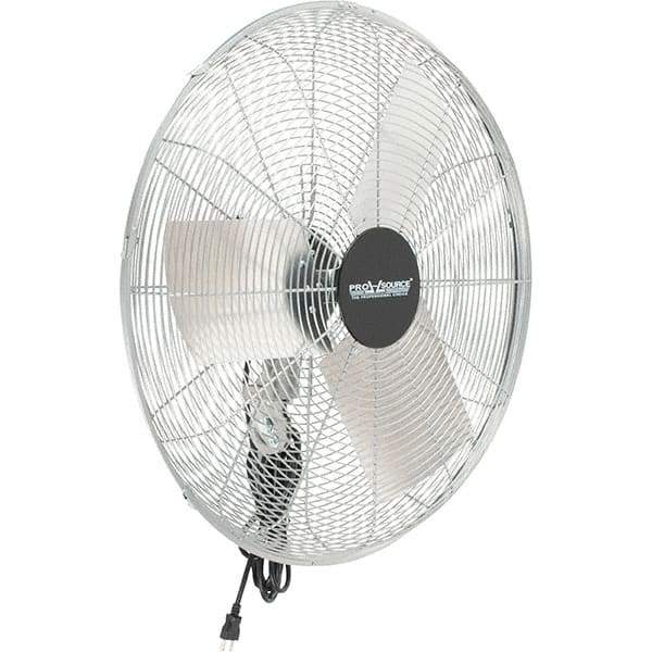 PRO-SOURCE - 24" Blade, 1/4 hp, 5,000 & 6,800 CFM, Oscillating Industrial Circulation Fan - Fan Head Only, 115 Volts, 2 Speed - Makers Industrial Supply