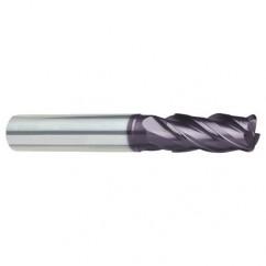 1/4" Dia. - 2-1/2" OAL - 4 FL Variable Helix Super-A Carbide End Mill - Makers Industrial Supply