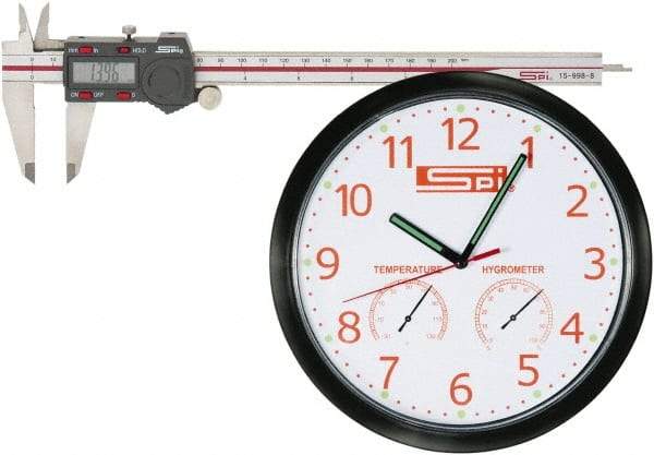 SPI - 0 to 200mm Range, 0.01mm Resolution, Electronic Caliper - Stainless Steel with 50mm Stainless Steel Jaws, 0.0015" Accuracy - Makers Industrial Supply