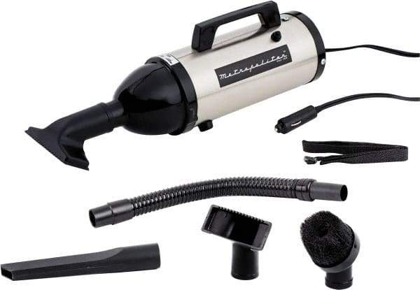 MetroVac - Hand Vacuum Cleaner - 12 Volts, 0.5 hp, 12 Amps, 3 Lb, Accessories Included - Makers Industrial Supply