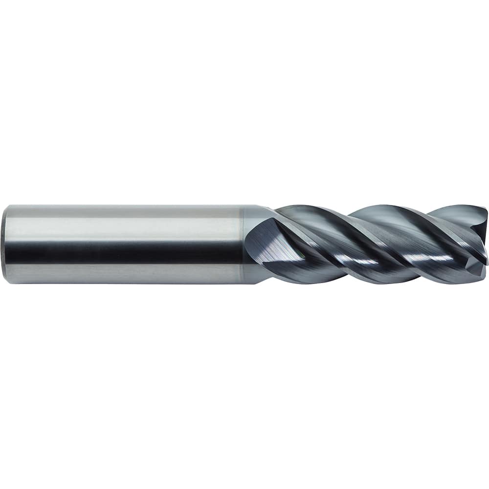 M.A. Ford - Corner Radius & Corner Chamfer End Mills; Mill Diameter (mm): 12.00 ; Mill Diameter (Decimal Inch): 0.4724 ; End Type: Corner Radius ; Corner Radius (mm): 3.00 ; Corner Radius (Inch): .118 ; Number of Flutes: 4 - Exact Industrial Supply