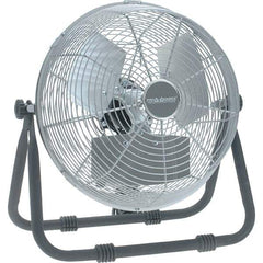 PRO-SOURCE - 12" Blade, 1/12 hp, 1,650, 2,300 & 2,750 CFM, Low Floor Stand Industrial Circulation Fan - Floor Stand, 120 Volts, 1.1 Amps, 3 Speed - Makers Industrial Supply