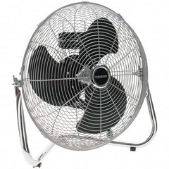 PRO-SOURCE - 18" Blade, 1/4 hp, 5,686 Max CFM, Floor Fan - 3 Speed - Makers Industrial Supply