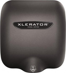 Excel Dryer - 1450 Watt Graphite Finish Electric Hand Dryer - 110/120 Volts, 12.2 Amps, 11-3/4" Wide x 12-11/16" High x 6-11/16" Deep - Makers Industrial Supply