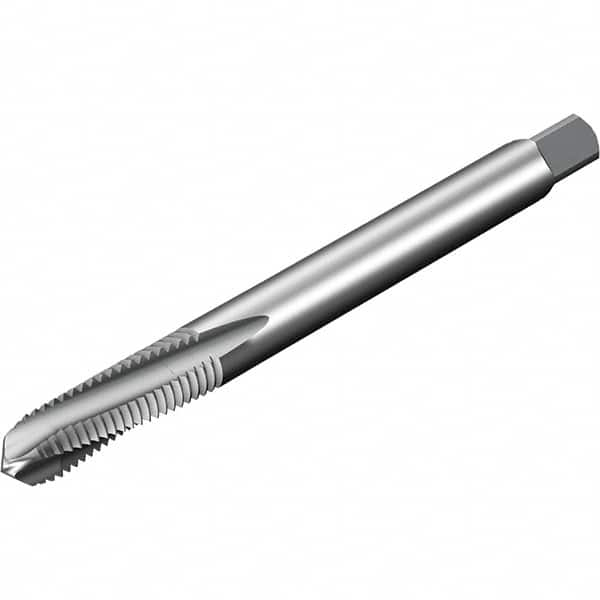 Sandvik Coromant - 4 Flute 6HX Spiral Flute Tap - Powdered Metal High Speed Steel, Uncoated - Exact Industrial Supply