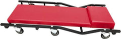 Whiteside - 660 Lb Capacity, 6 Wheel Creeper with Fixed Headrest - Steel, 40" Long x 5-1/8" High x 17" Wide - Makers Industrial Supply