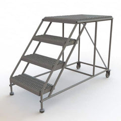 TRI-ARC - Rolling & Wall Mounted Ladders & Platforms Type: Rolling Work Platform Style: Steel Work Platform - Makers Industrial Supply