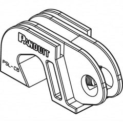 Panduit - Nylon Universal Circuit Breaker Lockout - 11/32 Max Cord Diam, 1 Padlock, 1 Circuit - Makers Industrial Supply