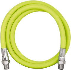 Legacy - 3' Long, 10,000 psi Operating Pressure, Rubber Grease Gun Hose - 1/8 NPT, 10,000 psi Burst Pressure - Makers Industrial Supply