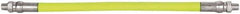 Legacy - 1' Long, 10,000 psi Operating Pressure, Rubber Grease Gun Hose - 3/16 NPT, 10,000 psi Burst Pressure - Makers Industrial Supply