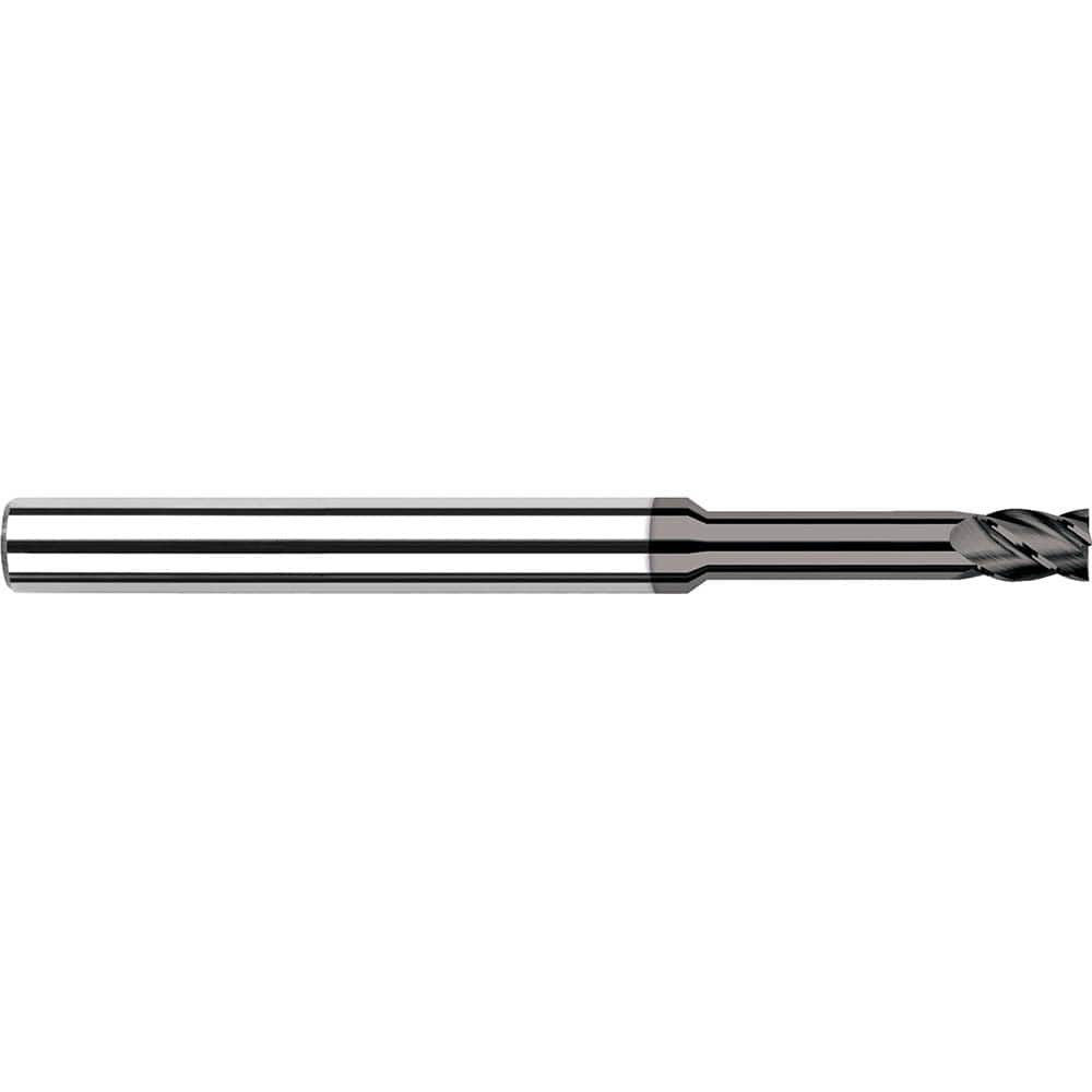 Harvey Tool - Square End Mills; Mill Diameter (Decimal Inch): 0.0250 ; Length of Cut (Decimal Inch): 0.0380 ; Material: Solid Carbide ; Finish/Coating: CVD ; Shank Diameter (Inch): 1/8 ; Single or Double End: Single - Exact Industrial Supply