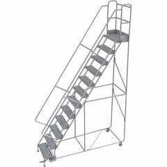 TRI-ARC - Rolling & Wall Mounted Ladders & Platforms Type: Rolling Warehouse Ladder Style: Rolling Safety Ladder - Makers Industrial Supply