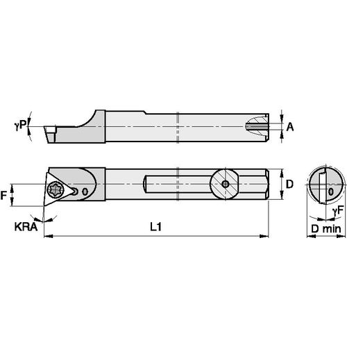 FCBI18745L CARBIDE SHANKBORING BAR