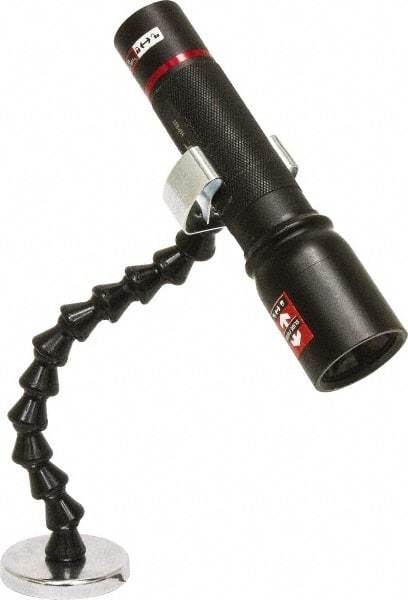 Mag-Mate - Zinc Plated Flexible Flashlight Holder - Compatible with Maglite Batteries - Makers Industrial Supply