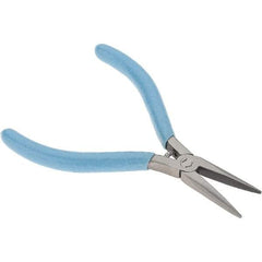 Xcelite - 1-3/16" Jaw Length x 7/16" Jaw Width, Long Nose Comfort Grip Pliers - Serrated Jaw, Bi-Material Cushion Handle - Makers Industrial Supply