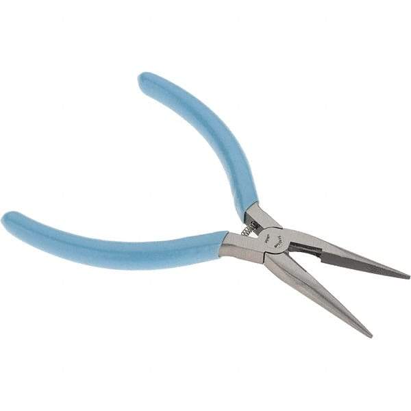 Xcelite - 1-11/16" Jaw Length x 17/32" Jaw Width, Long Nose Comfort Grip Pliers - Serrated Jaw, Bi-Material Cushion Handle - Makers Industrial Supply