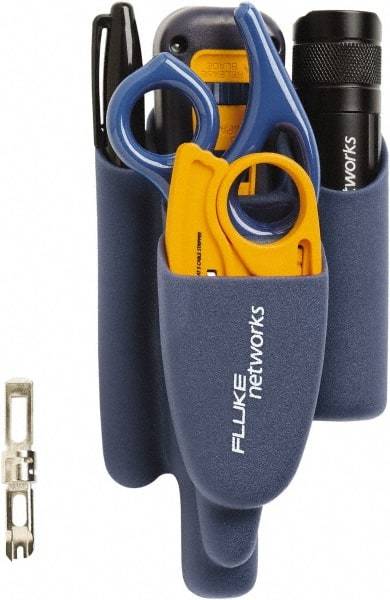 Fluke Networks - 7 Piece, Punchdown Tool Kit - Comes in Clam Shell - Makers Industrial Supply