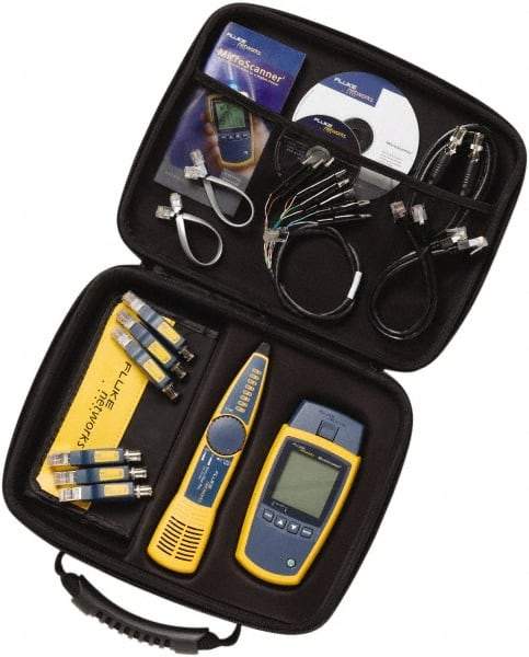 Fluke Networks - 20 Piece, Network Service Kit - Comes in Kit Bag - Makers Industrial Supply