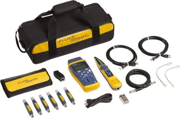 Fluke Networks - 18 Piece, Network Service Kit - Comes in Kit Bag - Makers Industrial Supply