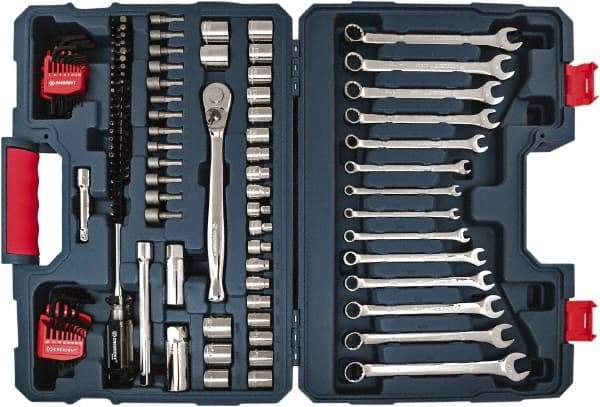 Crescent - 128 Piece 3/8" Drive Mechanic's Tool Set - Comes in Blow Molded Case - Makers Industrial Supply