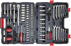 Crescent - 148 Piece 1/4, 3/8 & 1/2" Drive Mechanic's Tool Set - Comes in Blow Molded Case - Makers Industrial Supply