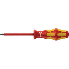 Wera - #3 Point, 6" Blade Length Insulated Screwdriver - 205mm OAL - Makers Industrial Supply