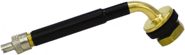 Milton - Clamp-In Tubeless Tire Valve - For Rim Holes 5/8", Rim Holes .453 - Makers Industrial Supply