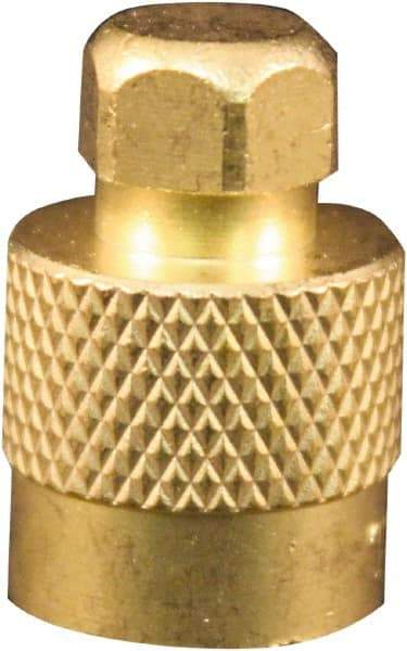 Milton - Screwdriver Type Valve Cap - For Large Bore Tire Valves - Makers Industrial Supply