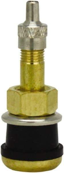 Milton - Clamp-In Tubeless Tire Valve - For Trucks, Buses - Makers Industrial Supply