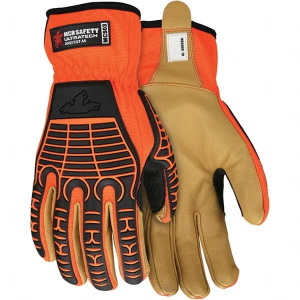 MCR Safety - Size S, ANSI Cut Lvl A5, Abrasion Lvl 4, Cut Resistant Gloves - Makers Industrial Supply