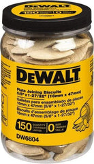 DeWALT - Size 0 Biscuits - 150 Pieces, Tube - Makers Industrial Supply