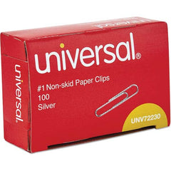 UNIVERSAL - Binder Clips Binder Type: Paper Fastener Color: Silver - Makers Industrial Supply