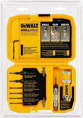 DeWALT - 12 Piece, Phillips Handle, Bit Set - Drilling/Screwdriving Utility Accessory Set Kit, 5/16" Hex Drive, Phillips Point - Makers Industrial Supply