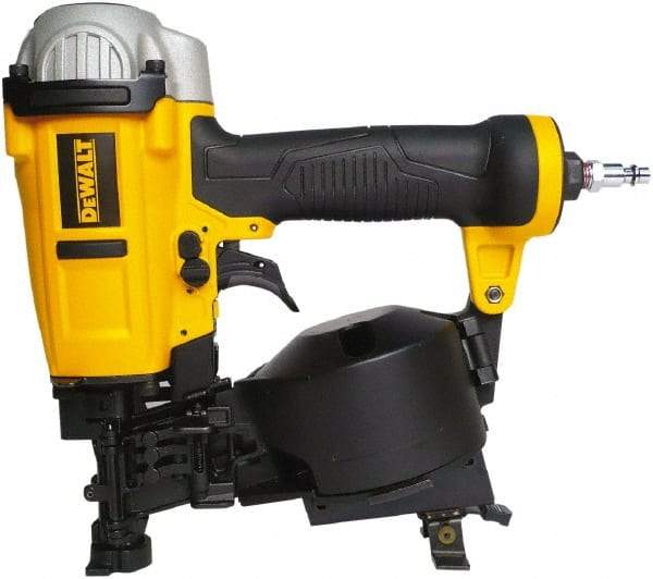 DeWALT - 3/4 to 1-3/4" Nail Length, 0.12" Nail Diam, Roofing Air Nailer - 70 to 120 psi - Makers Industrial Supply